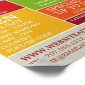 Jelly Bean Snoep, suikerwerk, omkeren Poster (Hoek)