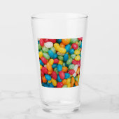 Jelly Bean Snoepjes Colorful Glas (Voorkant)