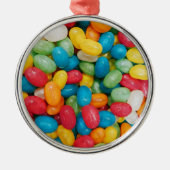 Jelly Bean Snoepjes Colorful Metalen Ornament (Voorkant)
