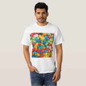 Jelly Bean Snoepjes Colorful T-shirt (Voorkant volledig)
