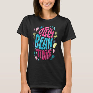 Jelly Bean Time Jelly Bean Foodie Retro  T-shirt