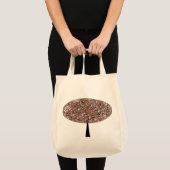 Jelly Bean Tree herbruikbaar Tote Bag (Voorkant (product))