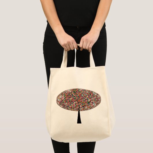 Jelly Bean Tree herbruikbaar Tote Bag (Voorkant (product))