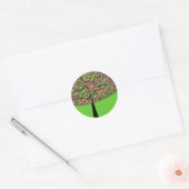 Jelly Bean Tree Ronde Sticker (Envelop)