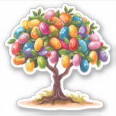 Jelly Bean Tree Sticker (Voorkant)