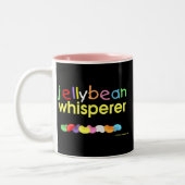 Jelly Bean Whisperer Tweekleurige Koffiemok (Links)