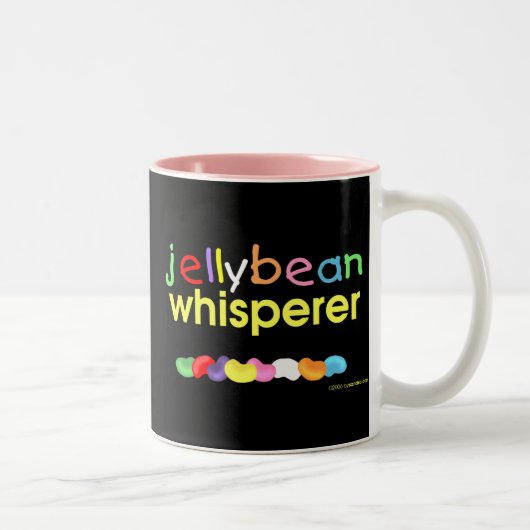 Jelly Bean Whisperer Tweekleurige Koffiemok (Rechts)