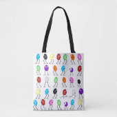 Jelly Beans Allover Canvas tas (Voorkant)