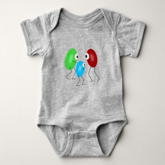 Jelly Beans Baby Bodysuit (Voorkant)