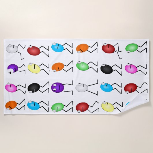 Jelly Beans Beach Towel Strandlaken (Voorkant)