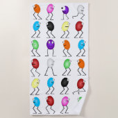 Jelly Beans Beach Towel Strandlaken (Voorkant)