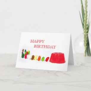 Jelly Beans Birthday Card Kaart