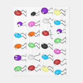 Jelly Beans Fleece Deken (Voorkant)