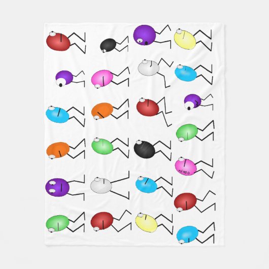 Jelly Beans Fleece Deken (Voorkant)