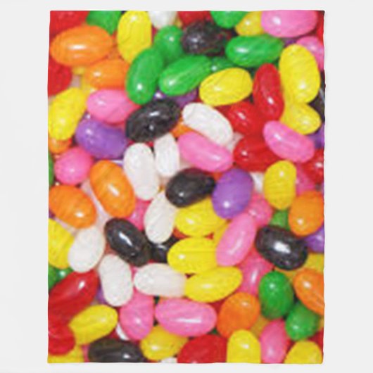 JELLY BEANS Fleece Deken (Voorkant)