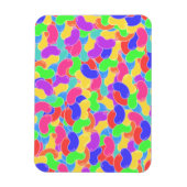 Jelly Beans Fun Multicolor Snoep Pattern Magneet (Verticaal)