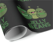 Jelly Beans Funny Jealous Snoep Pun Dark BG Cadeaupapier (Rol Hoek)