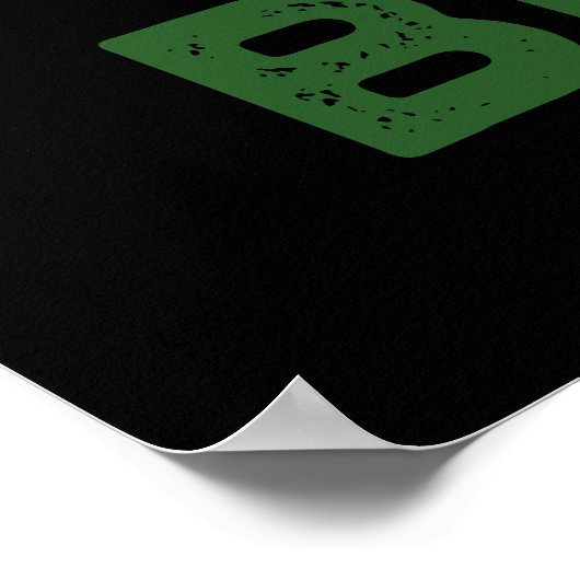 Jelly Beans Funny Jealous Snoep Pun Dark BG Poster (Hoek)