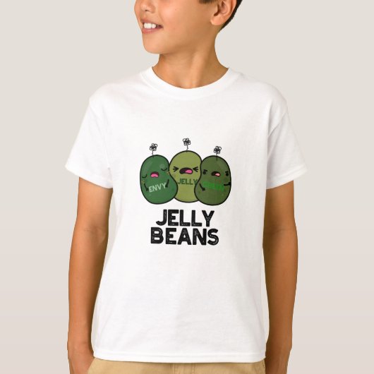 Jelly Beans Funny Jealous Snoep Pun T-shirt (Voorkant)