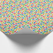 Jelly Beans & Gummy Beren Patroon Cadeaupapier (Hoek)