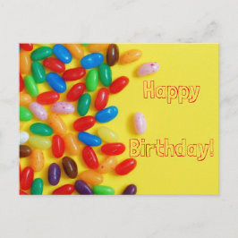 Jelly beans Happy Birthday Briefkaart