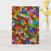 Jelly Beans Kaart (Gele Bloem)
