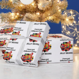 Jelly Beans Kleurrijke Grappige Jelly Beans Cadeaupapier