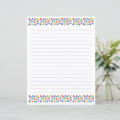Jelly Beans Lined Stationery (Staand voorkant)