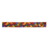 Jelly Beans on Silk Ribbon Satijnen Lint (Voorkant)