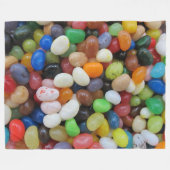 Jelly Beans op Fleece Blanket Deken (Voorkant (Horizontaal))