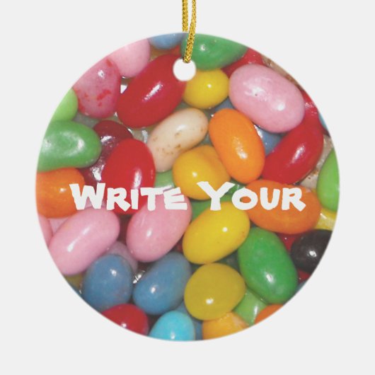 Jelly Beans Ornaments Keramisch Ornament (Voorkant)