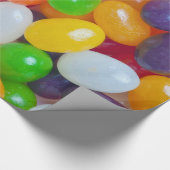 Jelly Beans - Paasachtergrond van Jellybeans Cadeaupapier (Hoek)
