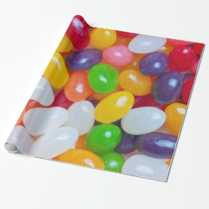 Jelly Beans - Paasachtergrond van Jellybeans Cadeaupapier