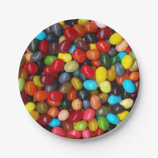 Jelly Beans Papieren Bordje (Voorkant)