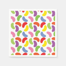 Jelly Beans Pattern Kleurrijk Schattige Servetten