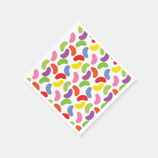 Jelly Beans Pattern Kleurrijk Schattige Servetten (Hoek)