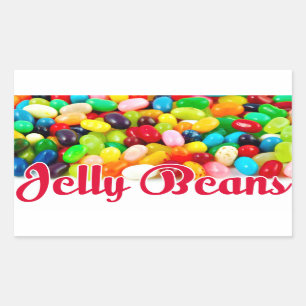 Jelly Beans Rechthoekige Sticker