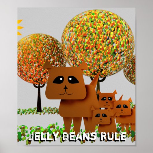 Jelly Beans Regel Poster (Voorkant)