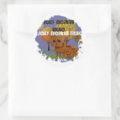 Jelly Beans Regel Ronde Sticker (Tas)