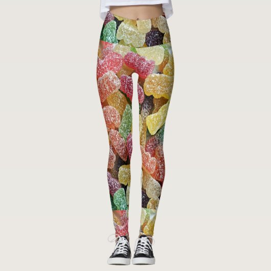 Jelly Beans Snoep Leggings (Voorkant)