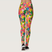 Jelly Beans Snoep Paasvrouwen Leggings (Achterkant)