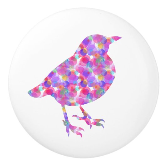 Jelly Bird Drawer Keramische Knop (Voorkant)