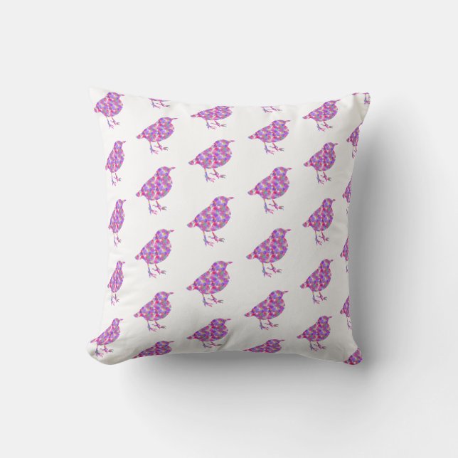 Jelly Birds Pillow Kussen (Voorkant)