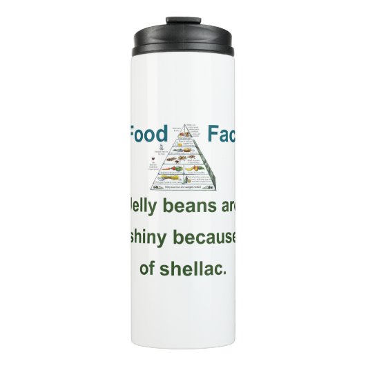Jelly bonen zijn glanzend vanwege schellak - voeds thermosbeker (Voorkant)