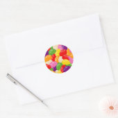Jelly Brains Ronde Sticker (Envelop)