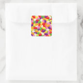 Jelly Brains Vierkante Sticker (Tas)