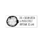 Jelly Donut Doughnut Foodie Persoonlijk adres Rubberstempel (Afrduk)