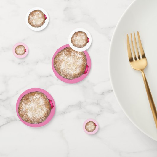 Jelly Donut Doughnut Hanukkah Chanukkah Sufganiyah Confetti (Groep)