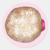 Jelly Donut Doughnut Hanukkah Chanukkah Sufganiyah Ronde Sticker (Voorkant)