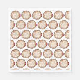 Jelly Donut Doughnut Hanukkah Chanukkah Sufganiyah Servet